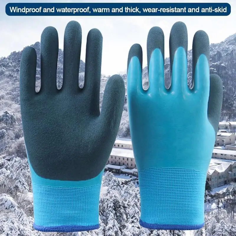 Thermal Work Gloves Men Antifreeze Freezer Gloves For Working In Freezer Cold-resistant Gloves Winter Fishing Gloves Waterproof