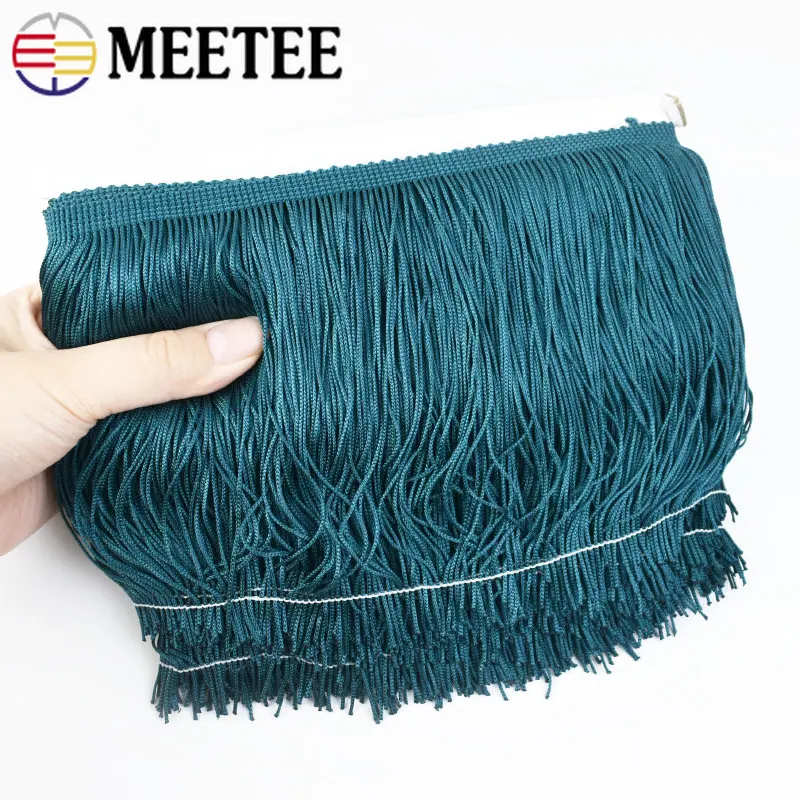 10M 10-30cm Polyester Tassel Fringes For Sewing Clothes Dress Curtain Lace Trims Garment Decorative Ribbons DIY Bags Accessories