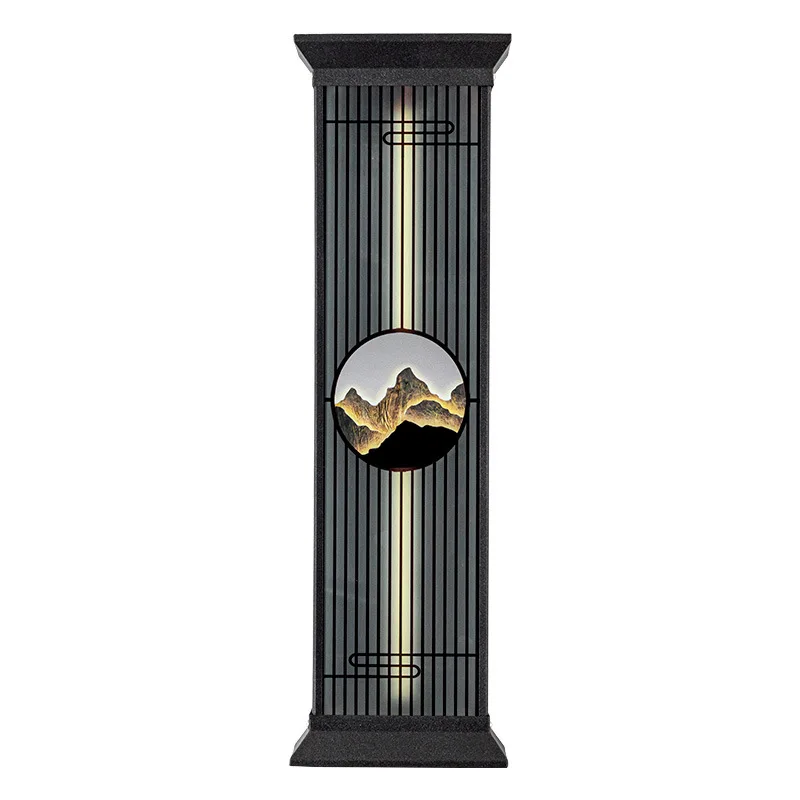 

Outdoor waterproof wall lamp Chinese villa entrance door up and down luminous spotlights
