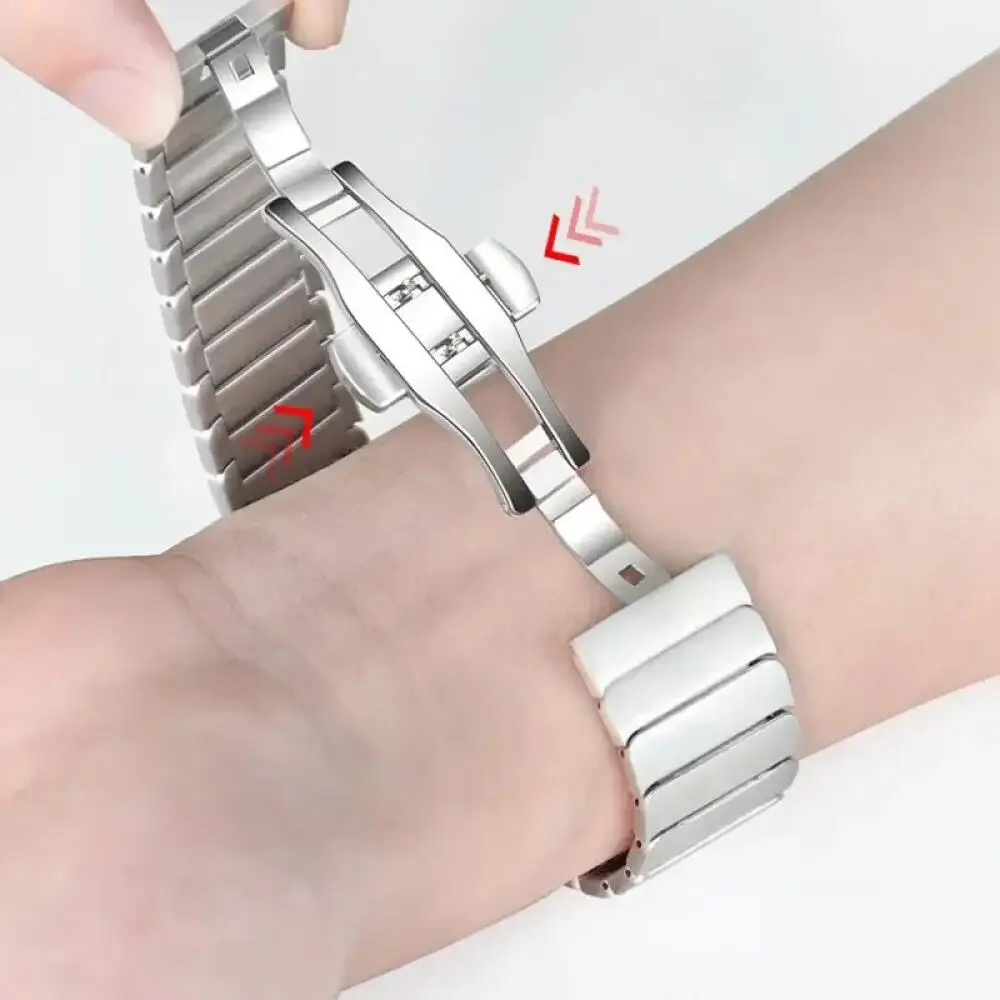 حزام من الفولاذ المقاوم للصدأ + حافظة من البولي يوريثان لساعة أبل الترا 2 باند 49 مللي متر 46 مللي متر 45 مللي متر 44 مللي متر 42 مللي متر 38 مللي متر سوار معدني fot IWatch Series 10 9 8 7