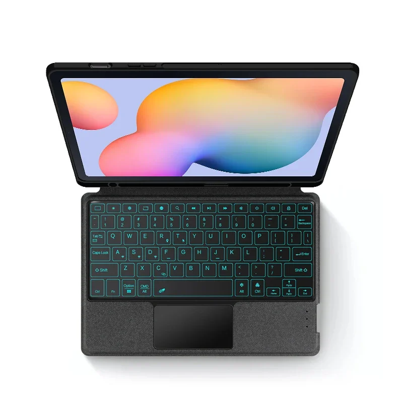 Magic Keyboard Case For Samsung Galaxy Tab S6 Lite 10.4 inch 2020/22/24 SM-P610/P620/P613 Detachable Book Cover Backlit Trackpad - view 2
