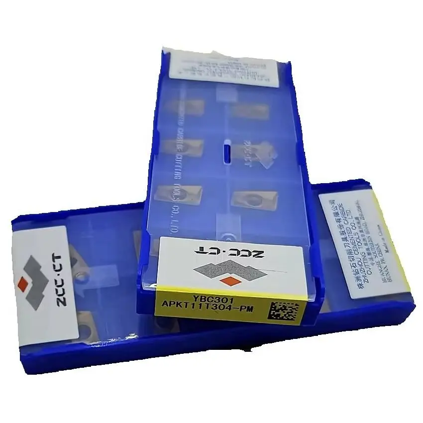 

APKT11T304-PM YBC301 APKT11T304-PM APKT11T304 ZCC.CT CNC blade carbide insert Milling tools inserts for Steel P15-P35 10pcs/box