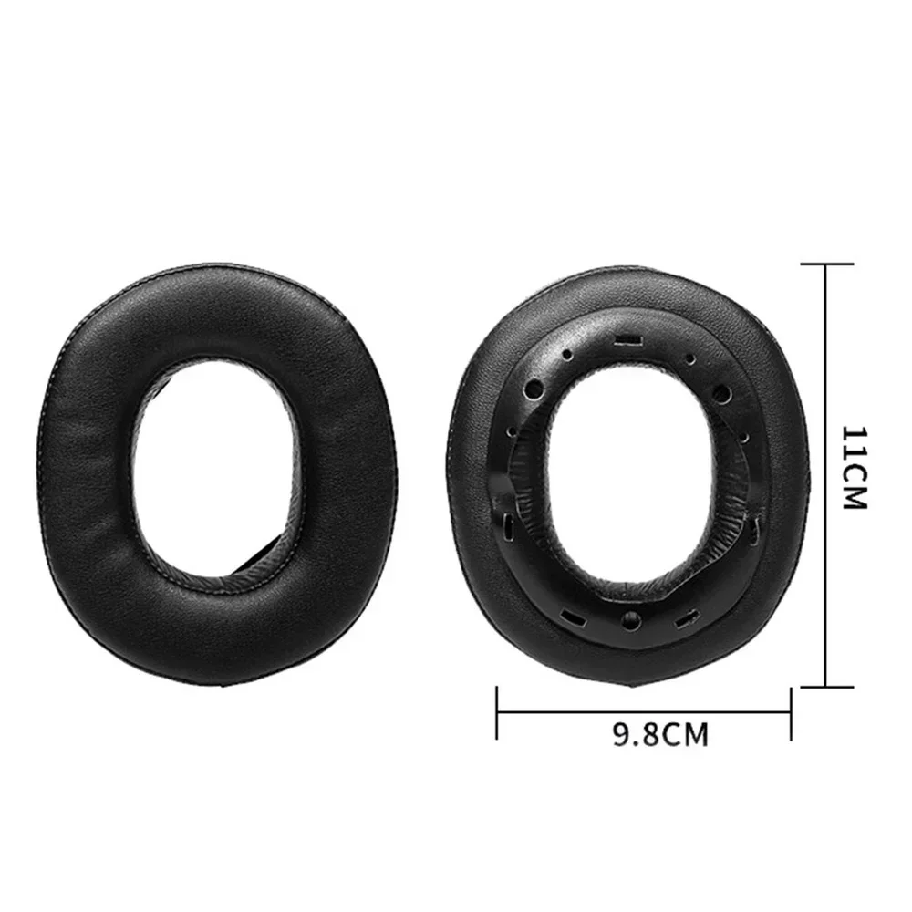 Oreillettes de remplacement adaptées aux écouteurs sans fil Sony MDR-HW700 / HW700DS casque en mousse à mémoire de forme oreiller coussins d'oreille couverture standardisation