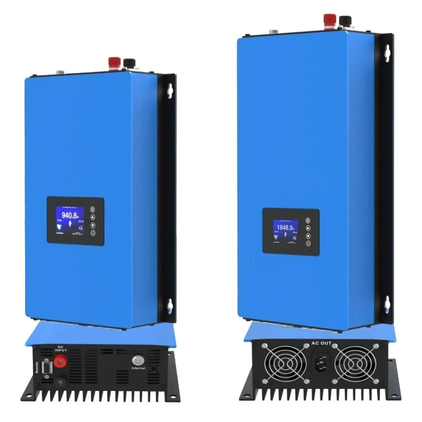 

1000W/2000W MPPT Pure Sine Wave Grid tie inverter With limiter WIFI optional Web/Phone APP online remote monitoring