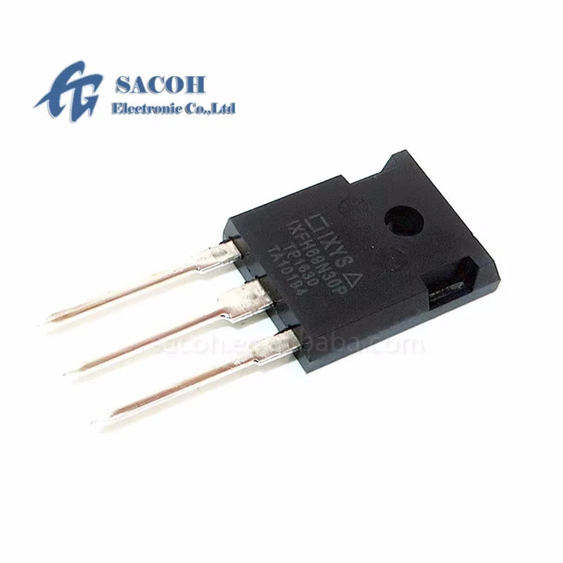 

New Original 2Pcs IXFH69N30P TO-247 69A 300V Powerful Field Effect Transistor In Stock