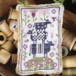 ZC118 Cross stitch kits Cross-stitch embroidery sets Needlework set threads Pin Needle Cushion Biscornu Counted Cross-Stitching