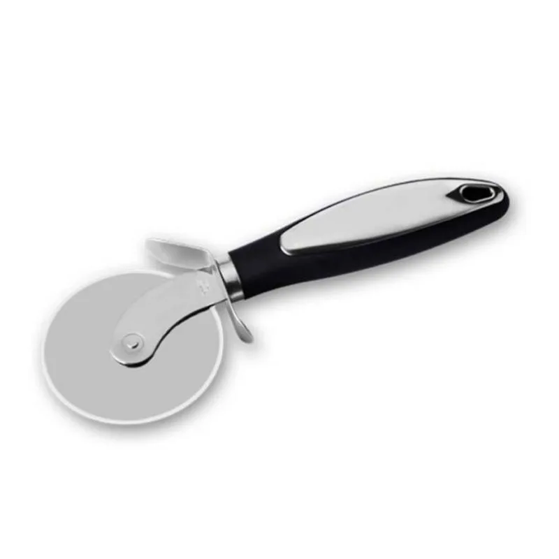 Stainless Steel Rotating Knife Pizza Cutter Shovel Cake Baking Tool