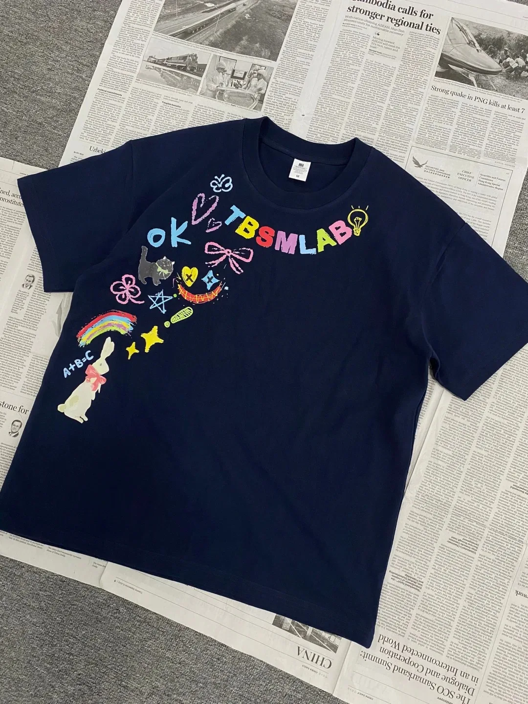 

Y2K High Street Must-have Personality Hip-hop Men and Women Retro Harajuku Trend Street Style T-shirt Summer Loose Short Sleeves