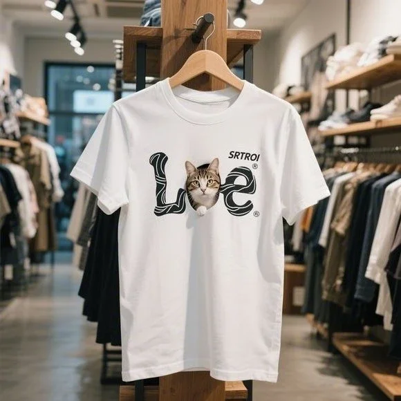 

2025 New Brand Breathable and Comfortable Street Fashion Men's and Women's Casual T-shirt Letter Printed T-shirt Sports Top