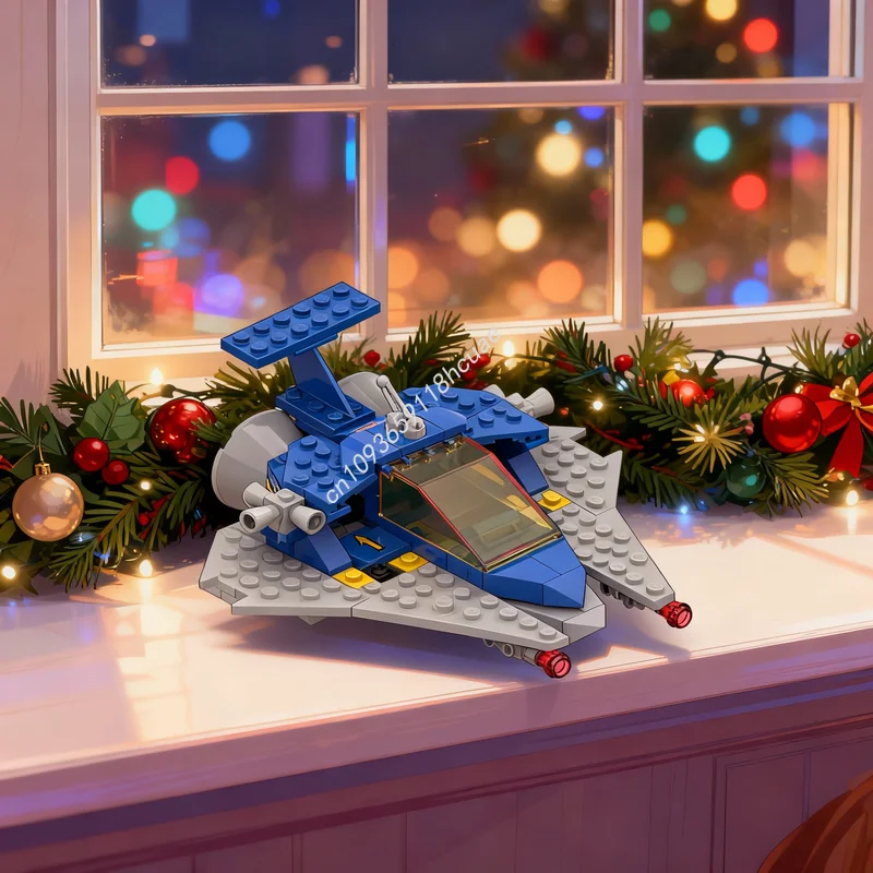 

162 детали MOC Nibbio Space Classic — конструктор, развивающая игрушка для сборки, подарок на Рождество, креативная идея, обучающая игрушка для детей