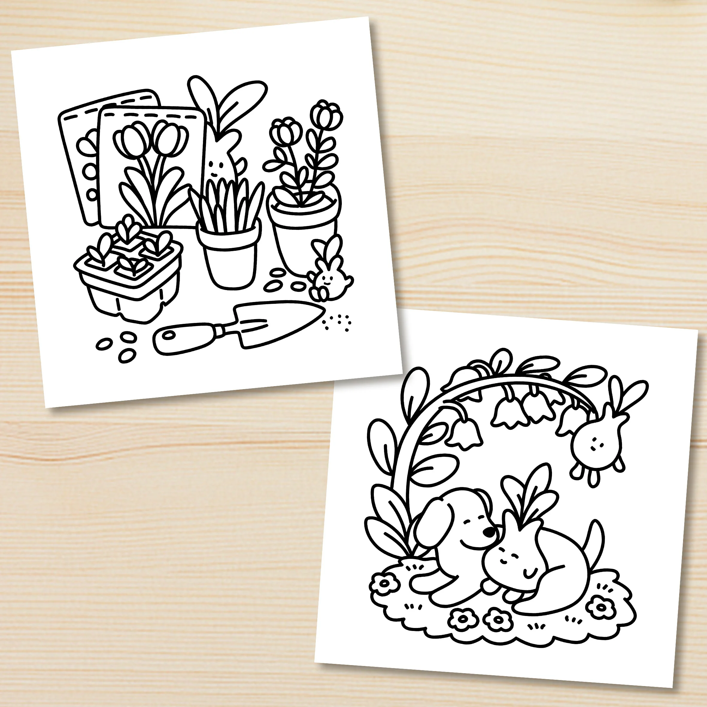 GARDENS Bold-easy Patterns Coloring Book for Adults Cute Drawing Book Perfect Gift for Party and Birthday