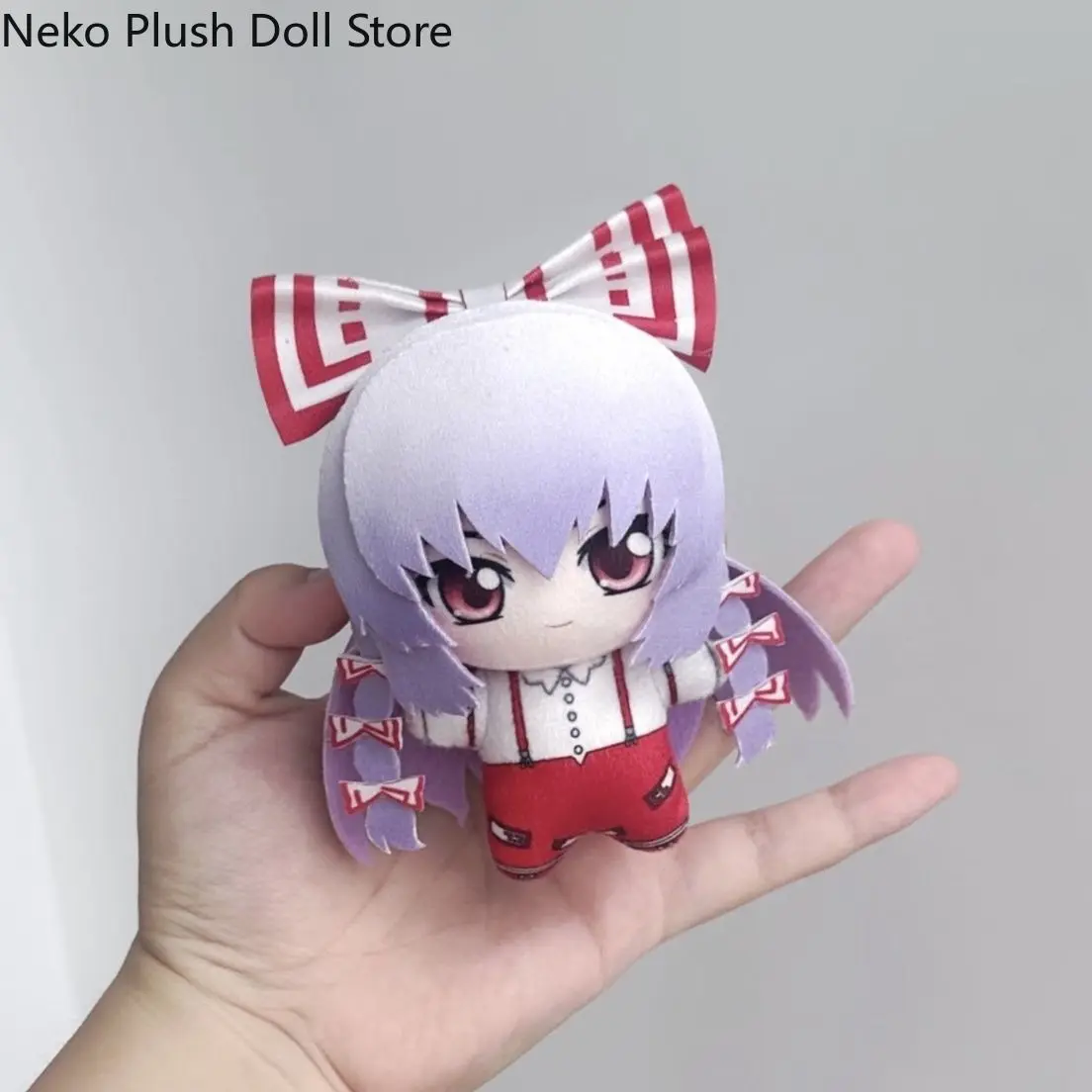 

Touhou Project Fujiwara no Mokou Anime Plush Doll Body Dress Up Clothes Plushies Stuffed Toys Figures Gift Cosplay 10cm