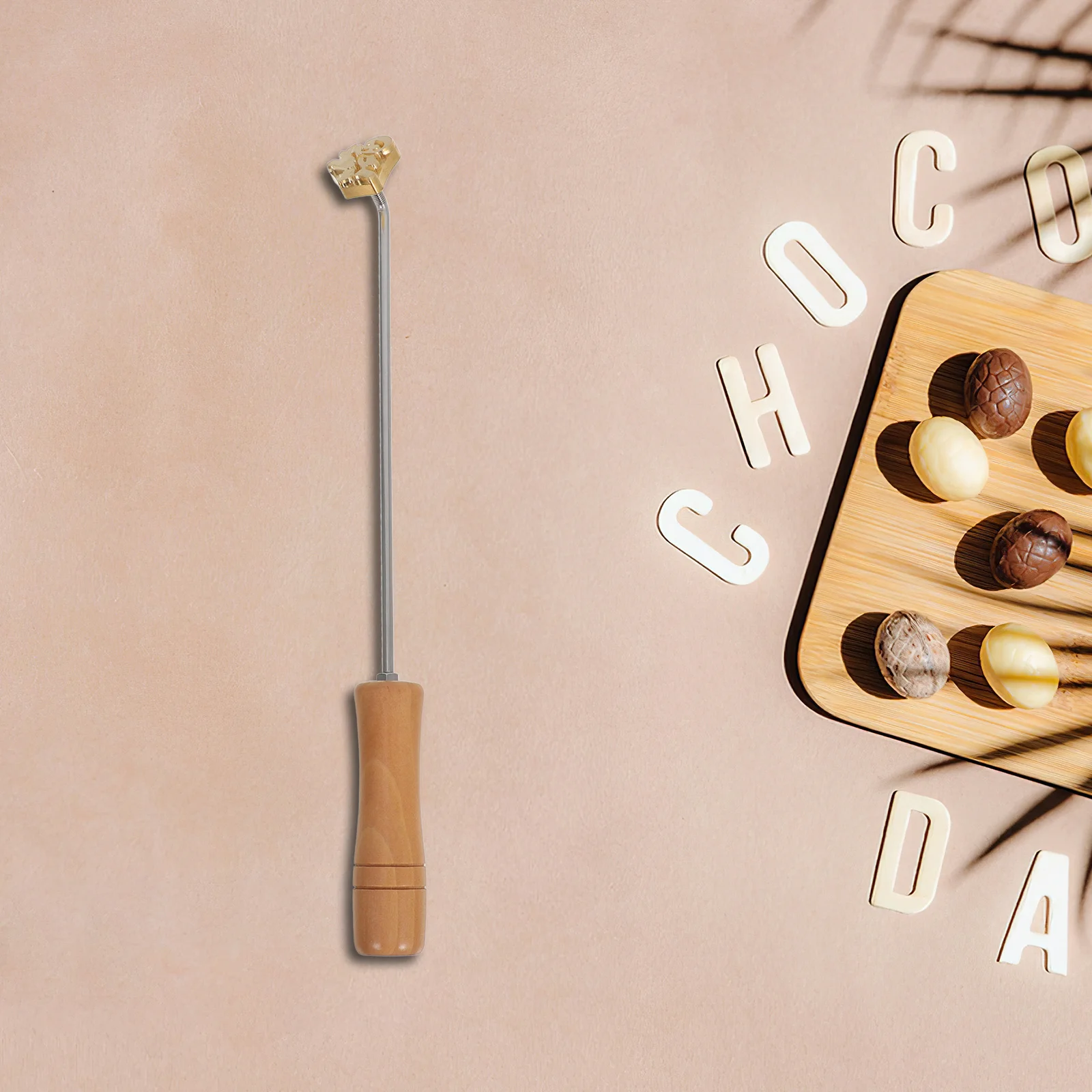 

Durable Pastry Branding Stamp Easy Use Home Commercial Baking Tool Clear Imprints Consistent Results Dessert Branding