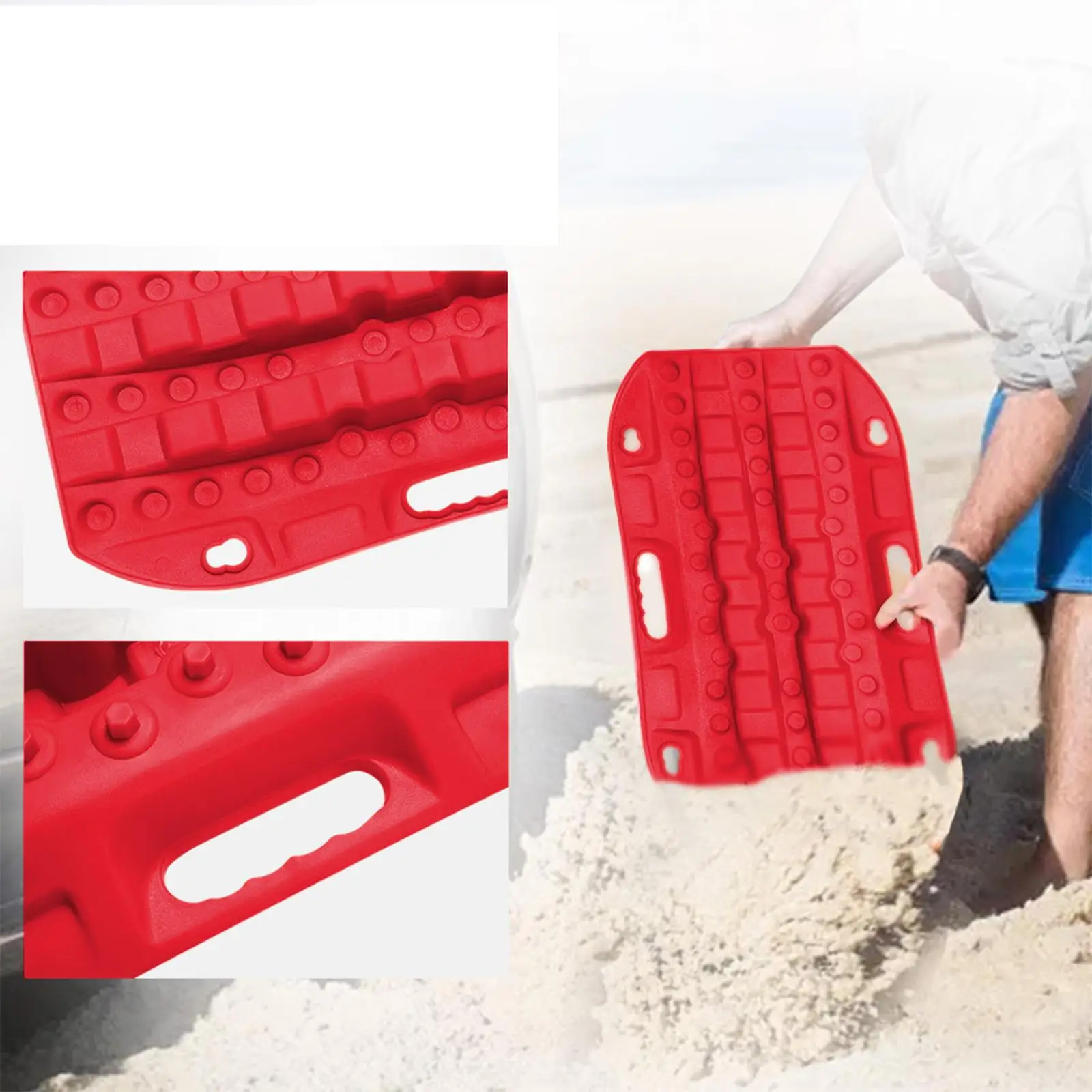 Generic Car Traction Board Wheel Tire Ladder Sand Mud Nonslip Pad Car Escaper