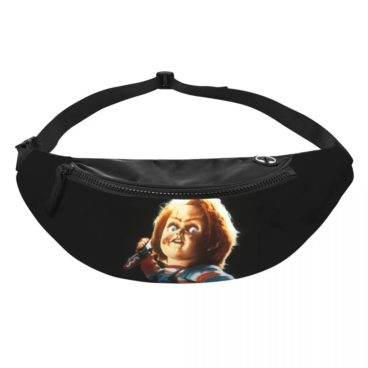 Cool Horror Devil Doll Chucky marsupio donna uomo children's Play Movie Crossbody marsupio per viaggi ciclismo Phone Money Pouch