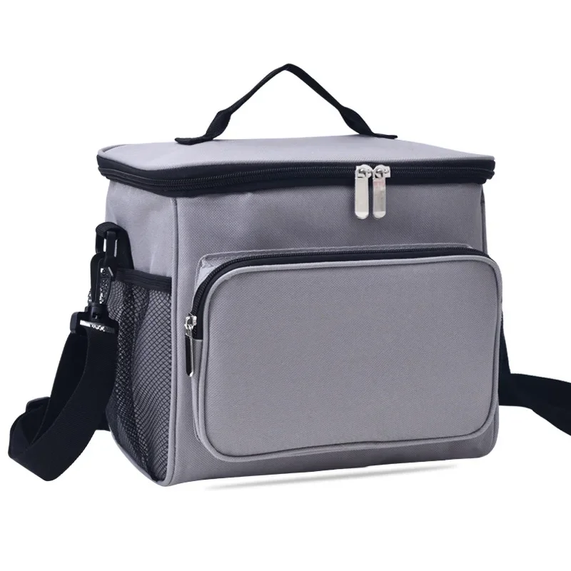 Portable Picnic Bag Thermal Insulated Lunch Box Tote Cooler Handbag Waterproof Backpack Bento Pouch School Food Storage Bags