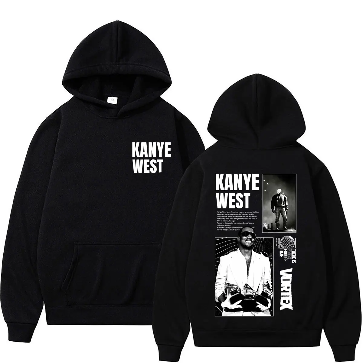 Customization Rapper Kanye West Tour 2026 Print Hoodie Men Women Fashion Sweatshirt Long Sleeves Gothic Punk Harajuku Pullover S