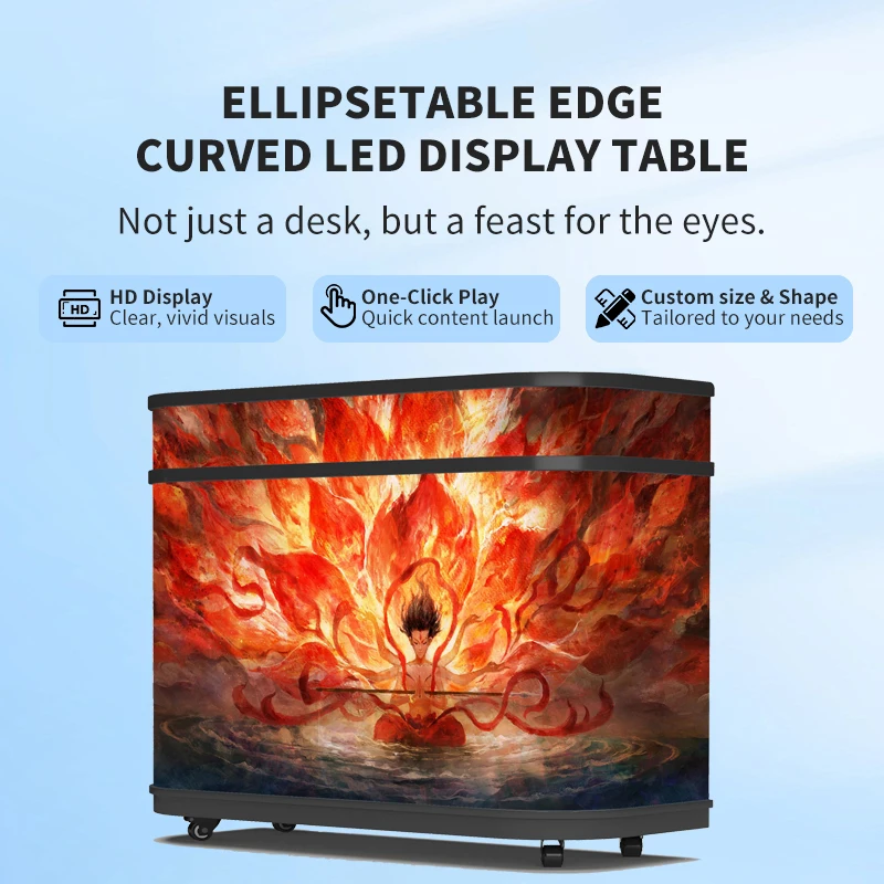 Customizable Shaped P2.5 Indoor Full-Color LED Display For Music Festivals Inside The DJ Booth With LED Lighting