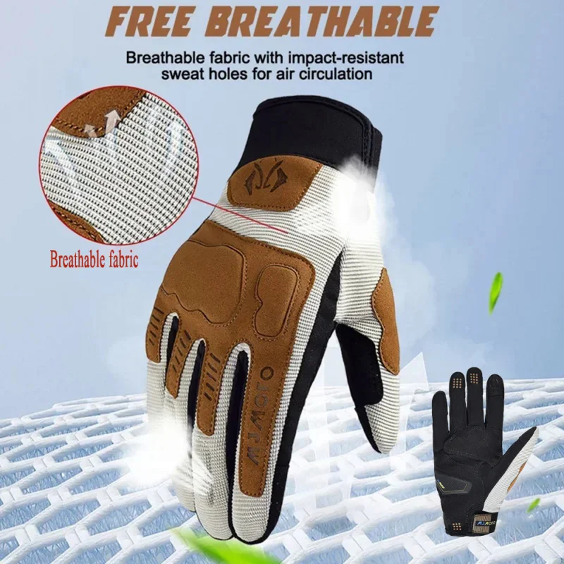

Summer Pro Racing Gloves Ultra-Breathable Mesh Design, Lightweight Protection & Touchscreen Compatibility for Motorcycle/ATV/UTV