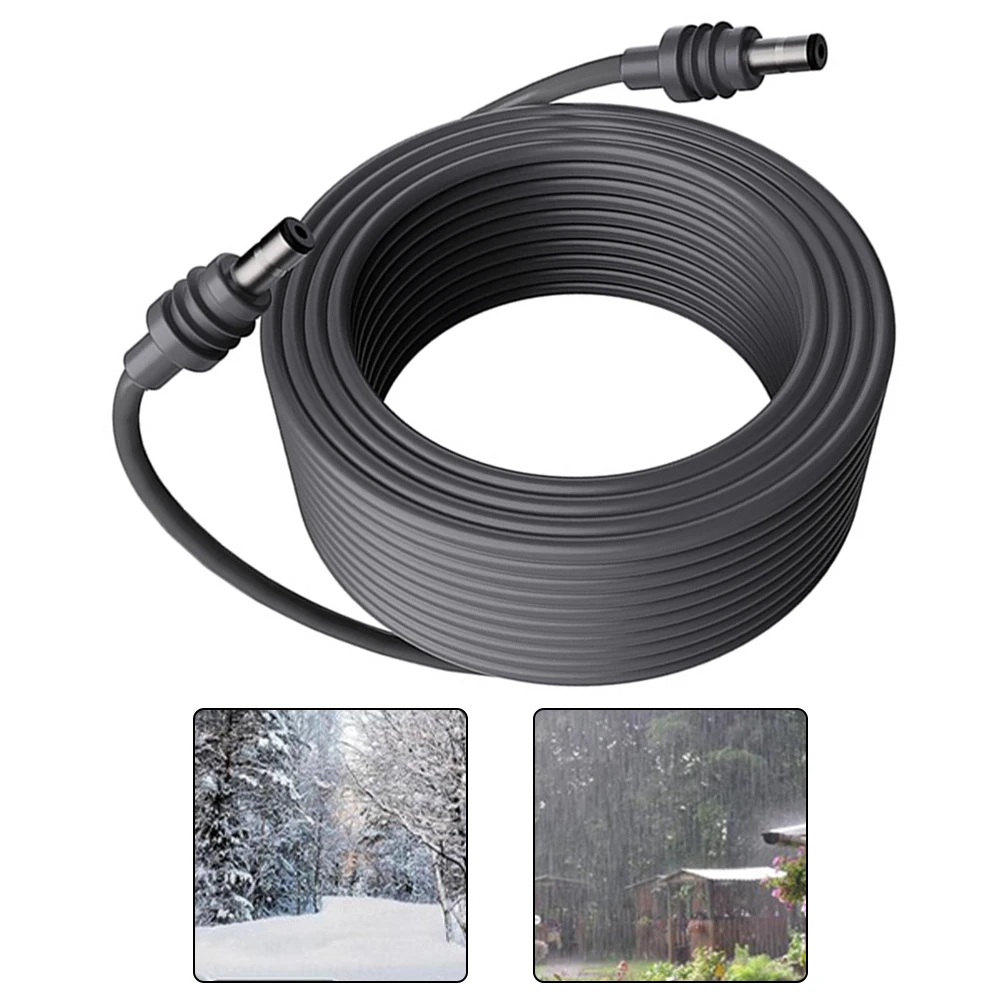 DC Male To Male Power Cable 18 AWG For Weather-Resistant Compatible With For Starlink For Mini Metal Connectors Grey