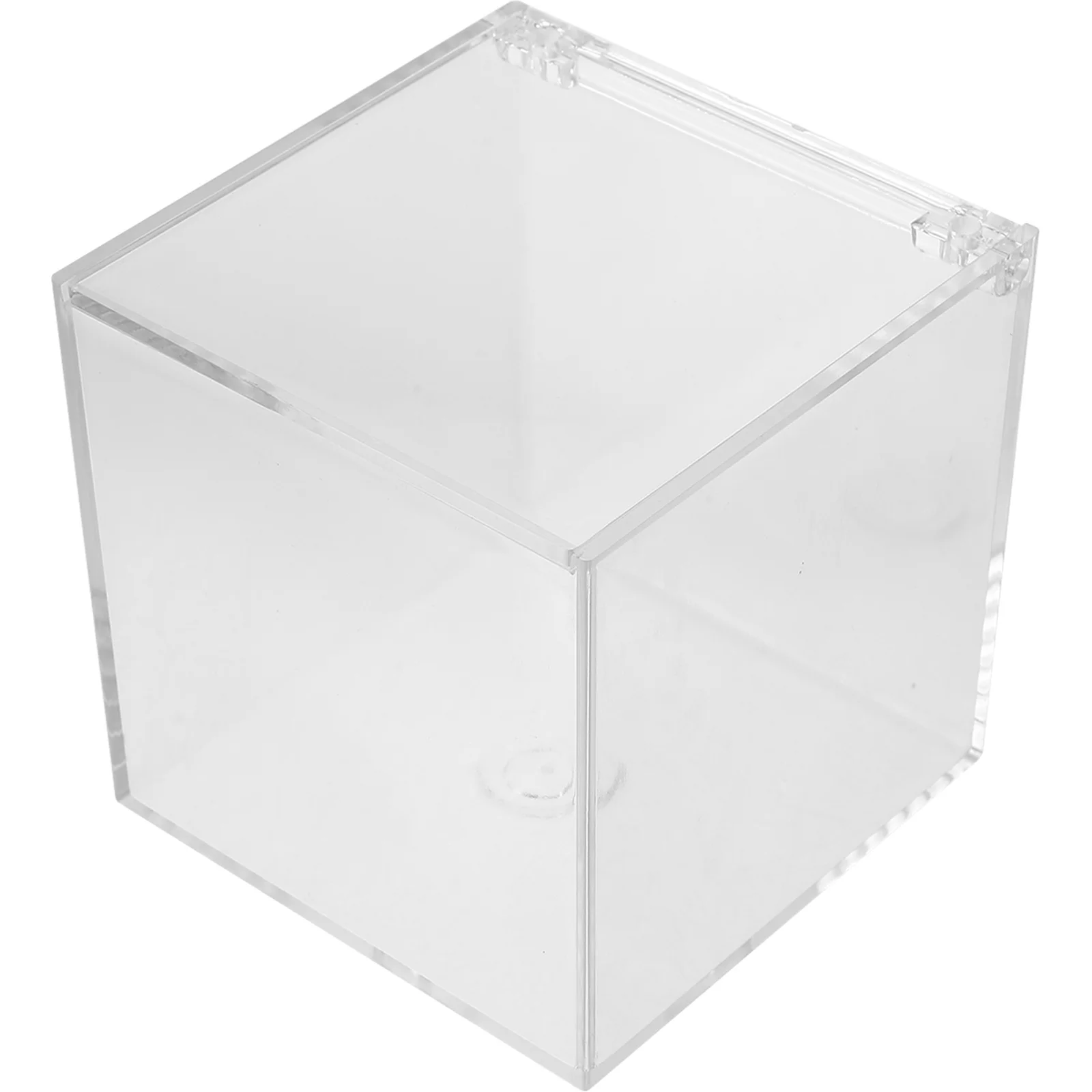 

Acrylic Transparent Storage Box Clear Display Container Desktop Organizer Paperclip Holder Exhibition Collection Showcase