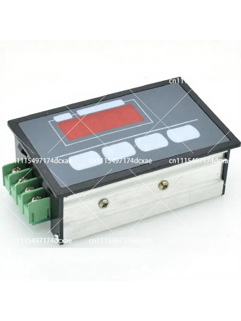 DC Motor Speed Controller 30A 6-60V Digital Display PWM Adjustable Slow Start Stop Revolving Speed Timer