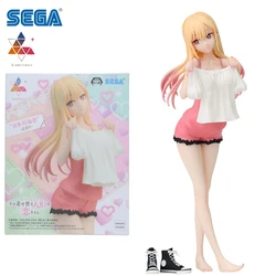 In Stock SEGA Luminasta My Dress-Up Darling Kitagawa Marin -Try On Time Ver.- PVC 18CM Anime Action Figures Model Collection Toy