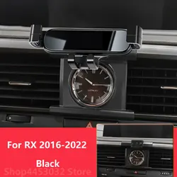 Car Mobile Phone Holder For Lexus RX 330 350 300 400h 2022 - 2009 Mounts Bracket Stand Rotatable Support Accessories