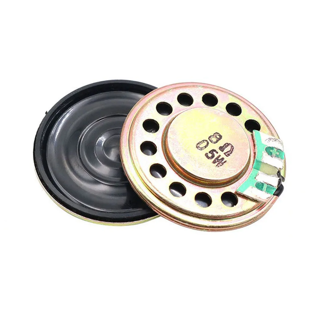 5 peças 0.5w 8r chifre alto-falante diâmetro 32mm amplificador de som 0.5 watts 8ohm espessura 5mm alto-falante para caixa de música/walkie-talkie