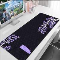Japanese Cherry Blossom Mouse Pad Gaming XL Home New HD Mousepad XXL Keyboard Pads Office Non-Slip Carpet Purple Sakura Mice Mat