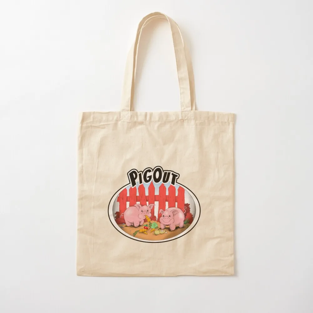 

pig out piggies Tote Bag cute pouch bag Candy bags custom tote bag Canvas Tote