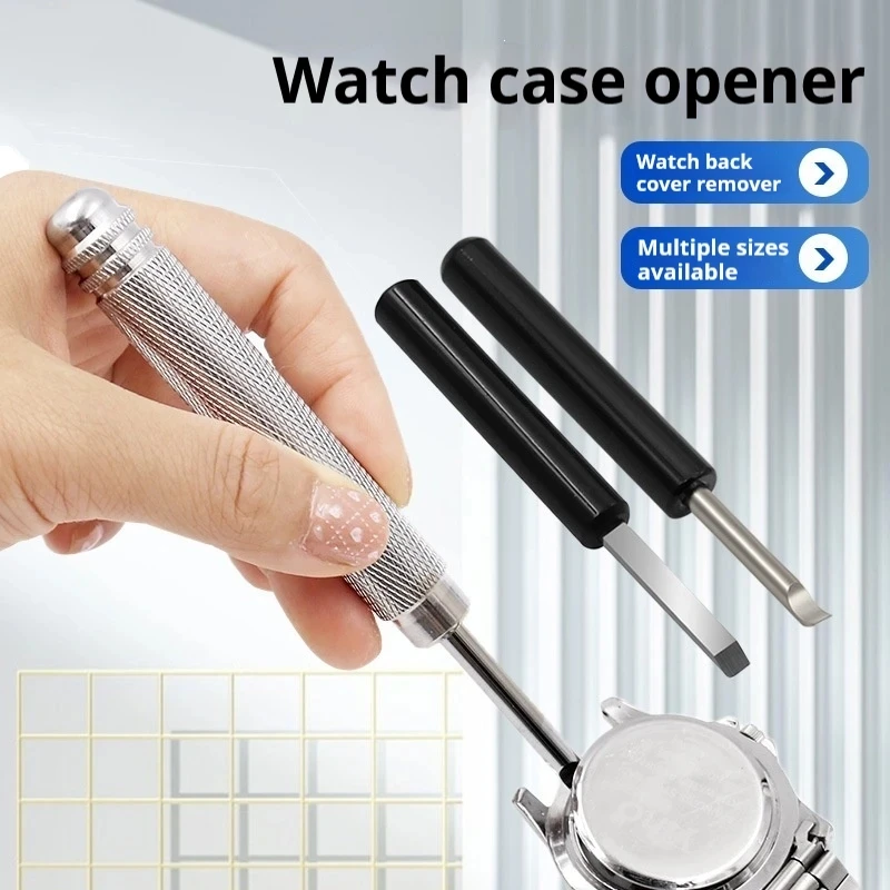 Watch Case Back Opener Tool Set - Watch Case Remover Pry Knife Screwdriver Kit for Watchmakers Battery Replacement Repair Tools