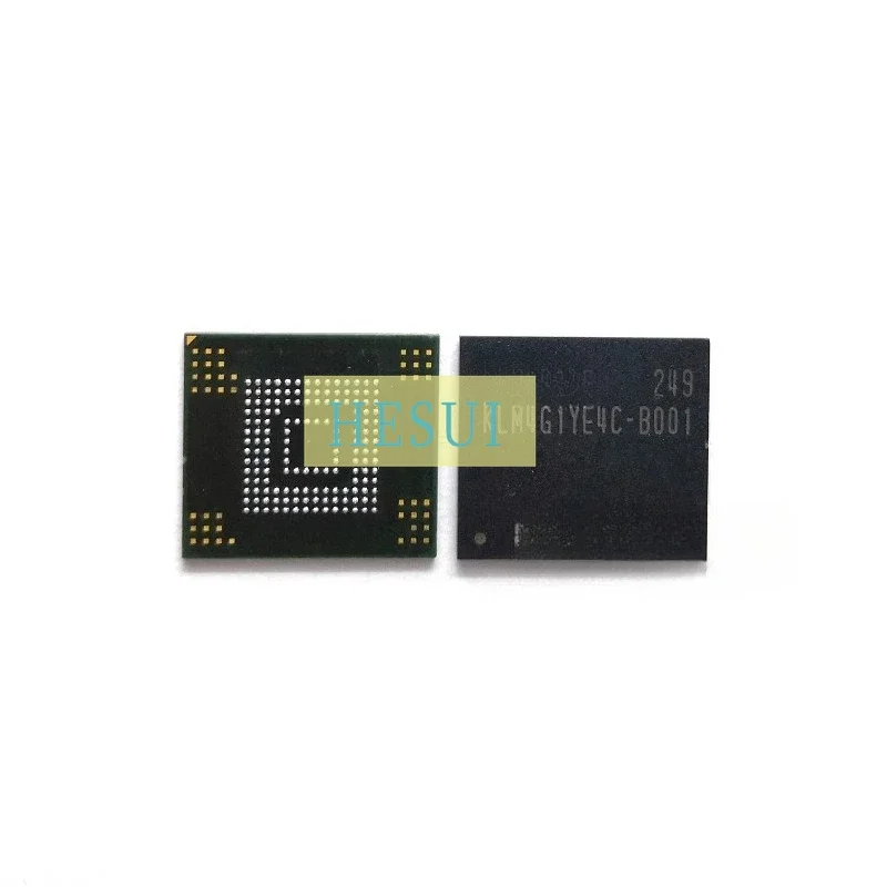 Used&Not NEW&Send after Measure KLM4G1YE4C-B001 KLM4G1YE4C-B002 153 ball 4G emmc chip, mobile phone hard disk IC