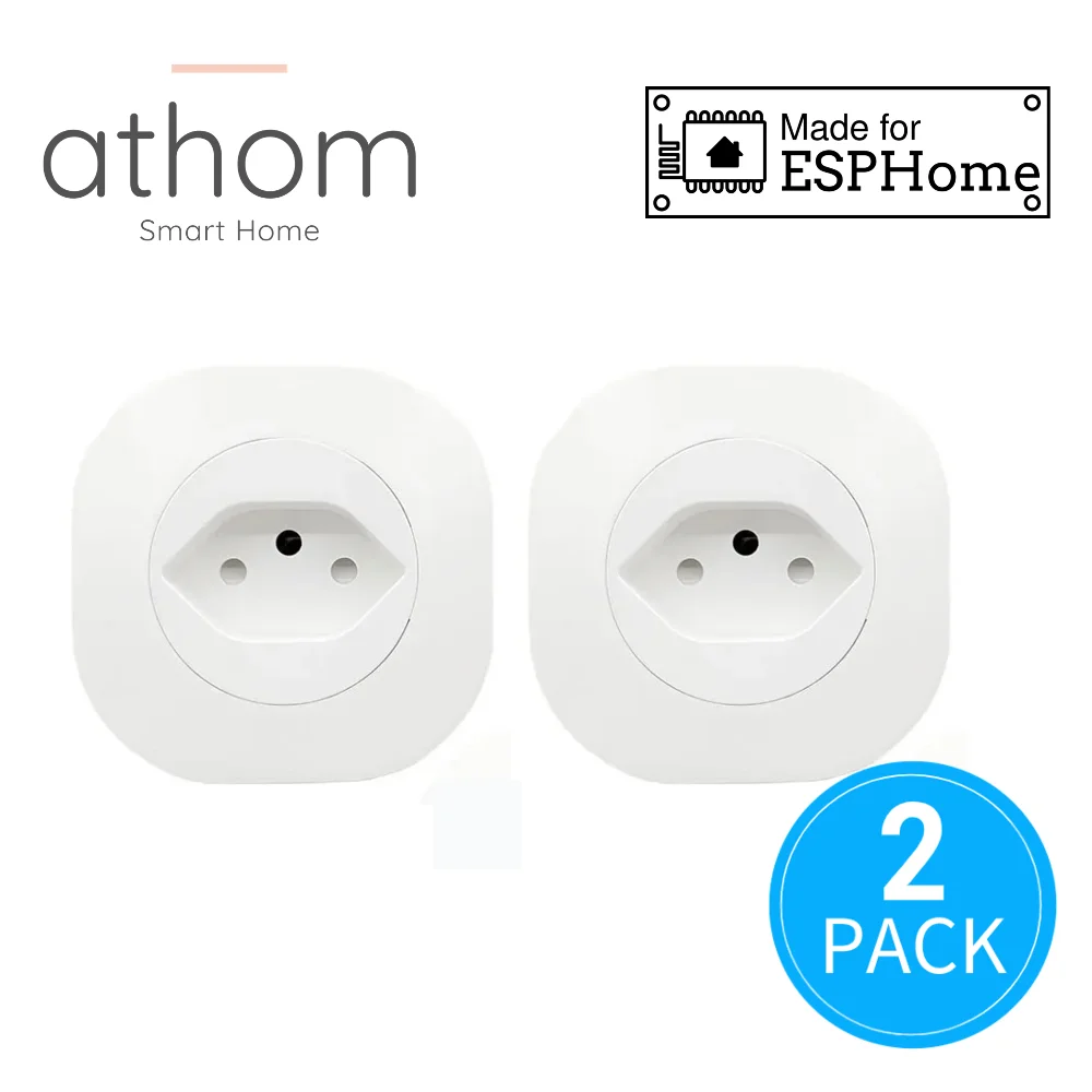 

preflashed ESPhome Smart Plug Works With Home Assitant Switzerland Standard 16A