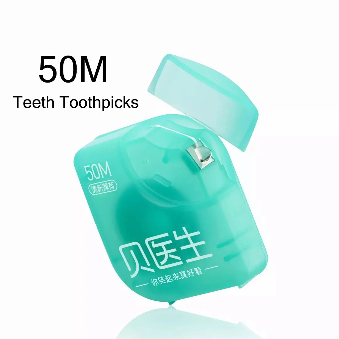 Dr.Bei B ทันตกรรมไหมขัดฟันแบบพกพา Picks ฟัน Toothpicks Oral Care ยาสีฟันสูตรเกลือผสมฟลูออไรด์ผสานพลังสมุนไพรฟัน...