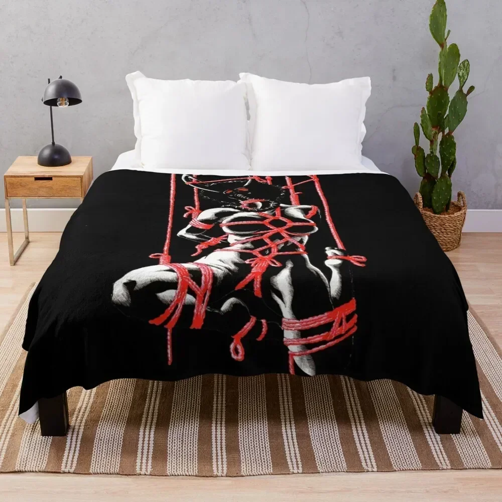 

Suspended in Ecstacy black Throw Blanket Flannel Fleece Soft Warm Throw Blanket