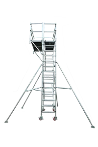 3m/5m/7m/9m/11m Safety Aluminium Scaffold Mobile Aluminum Tower
