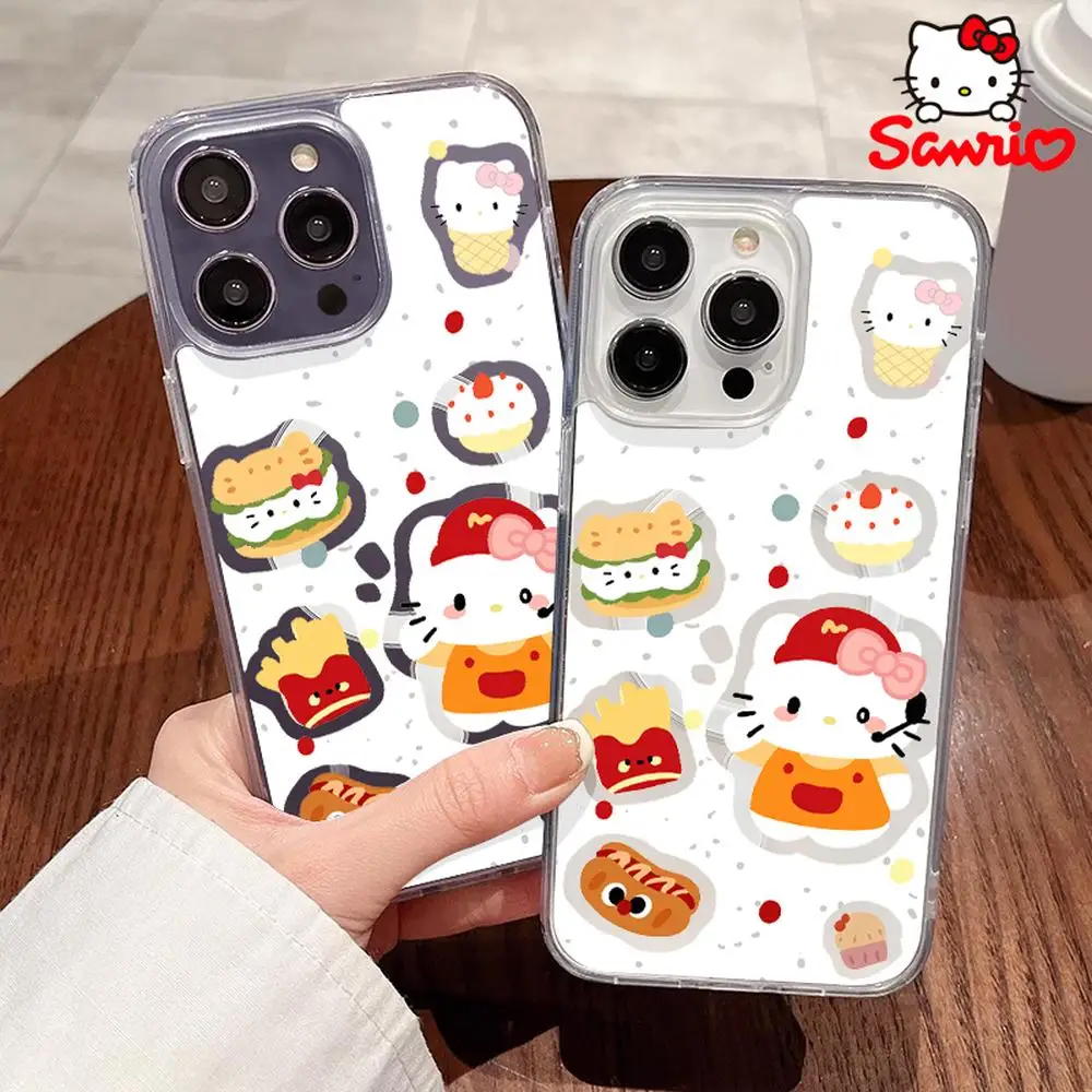 

Kt Phone Case All Inclusive Anti Fall Measures Girl Mobile Phone Shell Hellokitty Cute for Iphone Kitty Cat Children's Day Gift