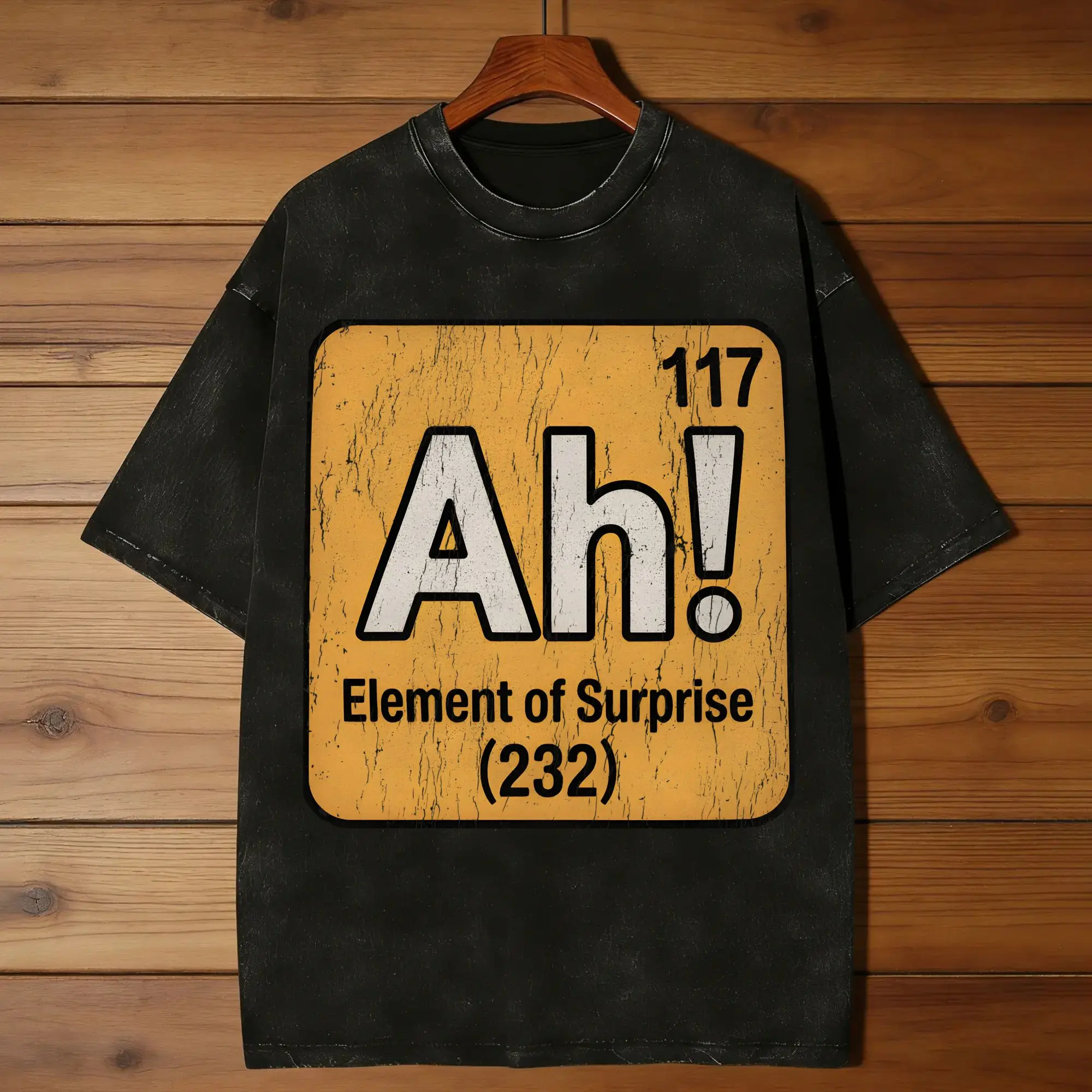 Men Ah! The Element of Surprise T Shirts  Tops Summer Y2K Fun Short Sleeve T-Shirt Crewneck Hip Hop Pattern Tshirt Hot
