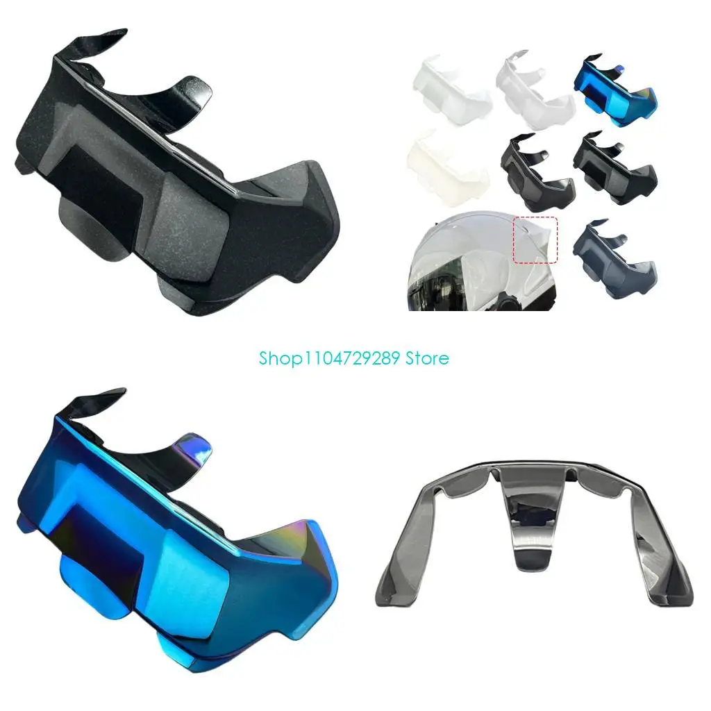 

D8KE Sporty Rear Trim for Motorcycle Helmets Easy Snap On Installation ABS Construction Wind Resistance Reduction