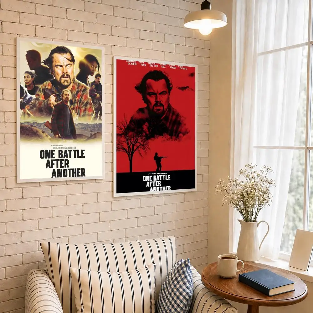 Movie O-One Battle After Anothe Political Action Poster PP Wall Decor for Bedroom,Living Room,Dorm,Bar Aesthetic Gift