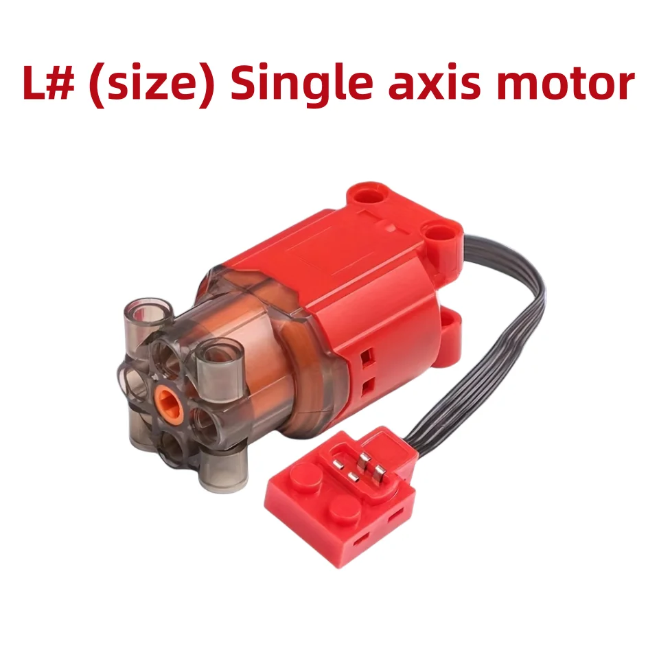 Elektrische Motor Set die Auto Fernbedienung Batterie Box Schalter mit Led-Licht Power Funktion MOC Bausteine Autos Motor Spielzeug – Detail 4