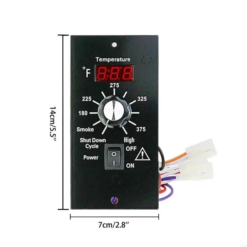 Controlador placa control digital 57QF BBQ para parrillas pellets madera