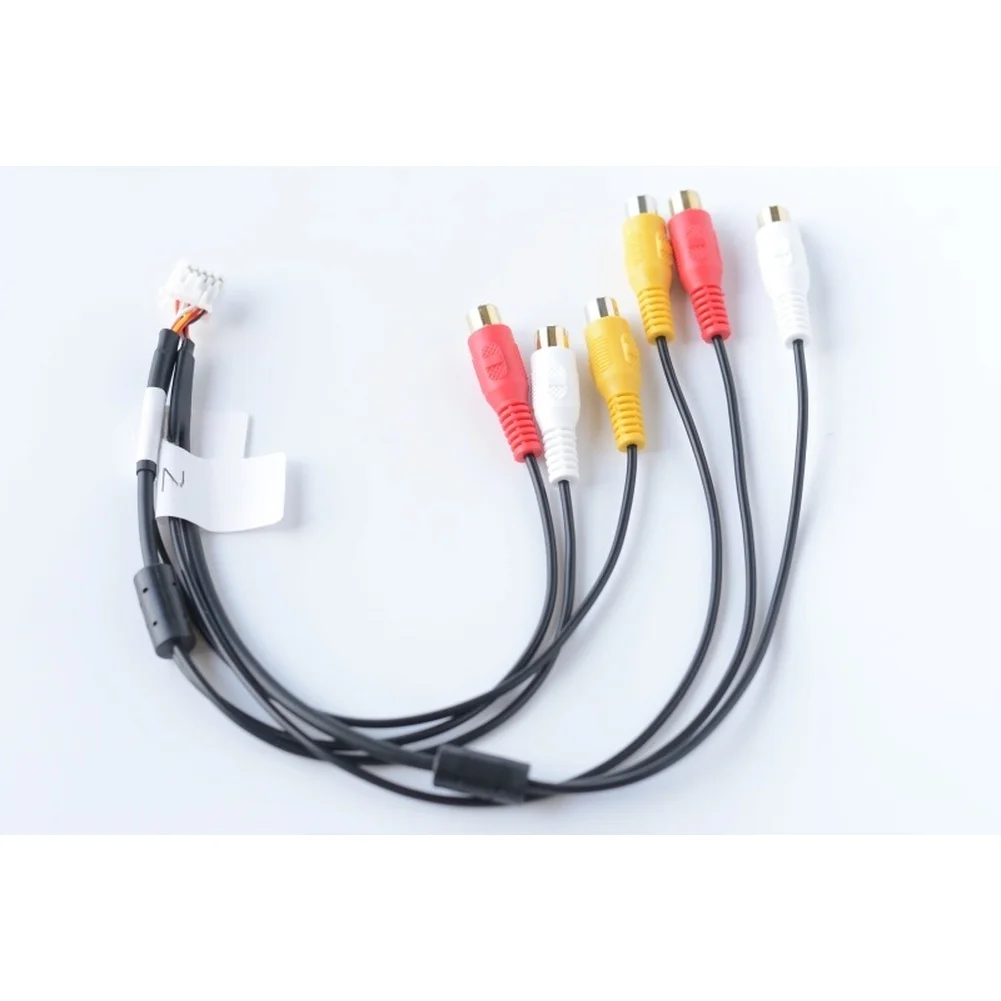 Dual Input Output Aux Audio Cable Easy Installation Plug-and-Play Setup Stable Signal Transfer Signal Transmission