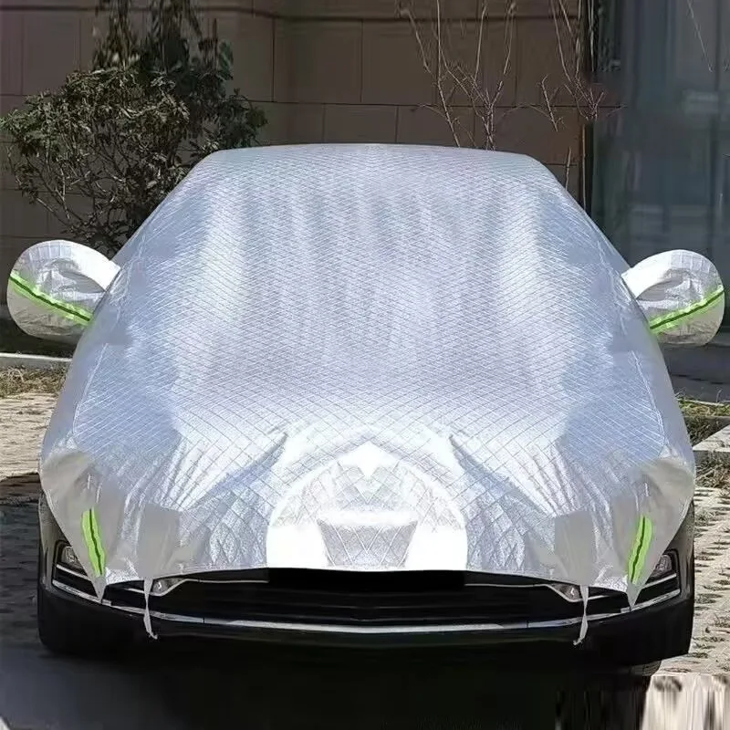 Car Half Cover Thickened Block Heat Isolate Top Window Shelter Rain Snow Resist Outer Guard