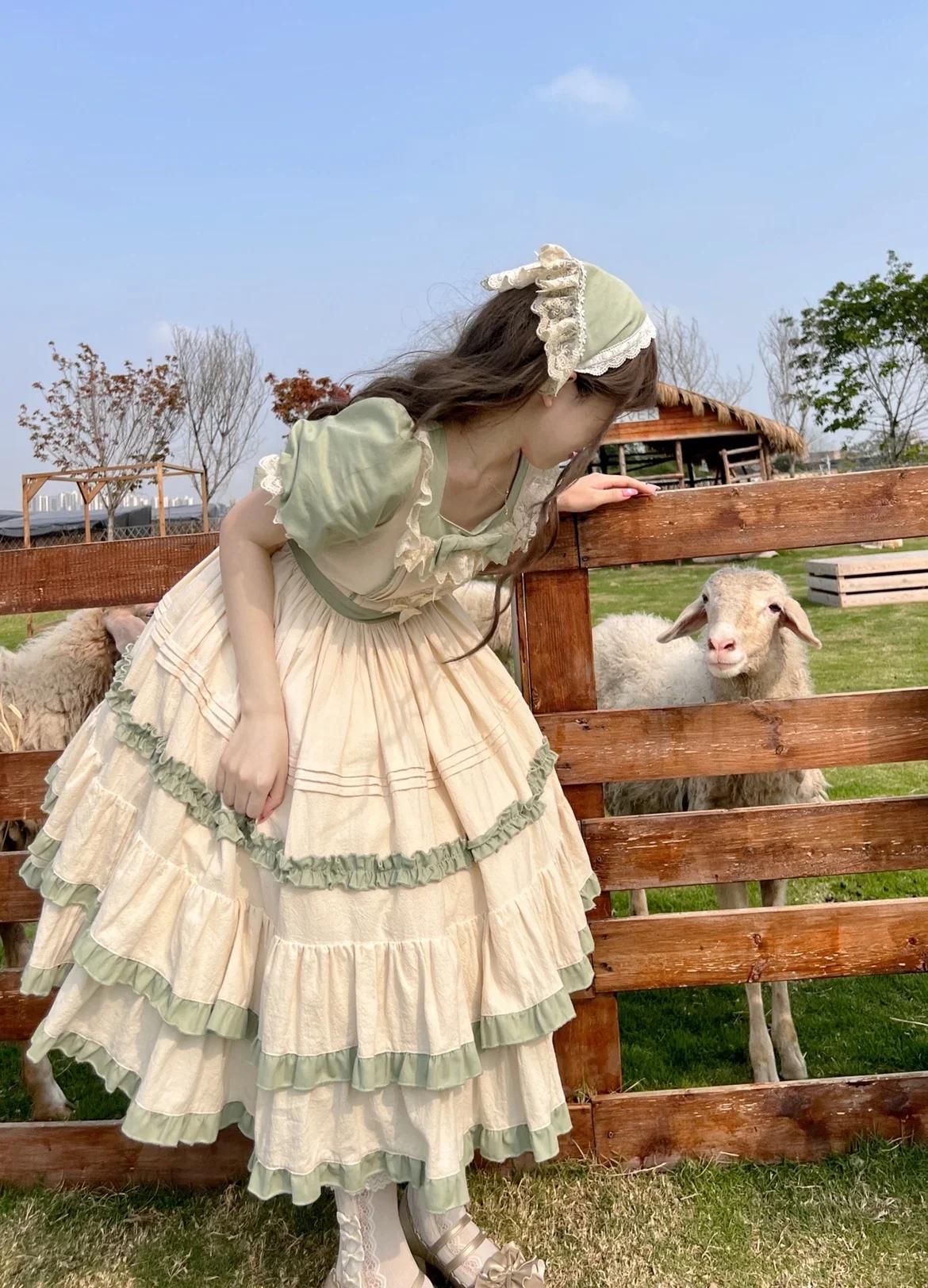 Vestido vintage de manga corta para niña, ropa de estilo japonés, pastoral op, lolita, princesa vintage, fiesta de té, primavera y verano, 2023