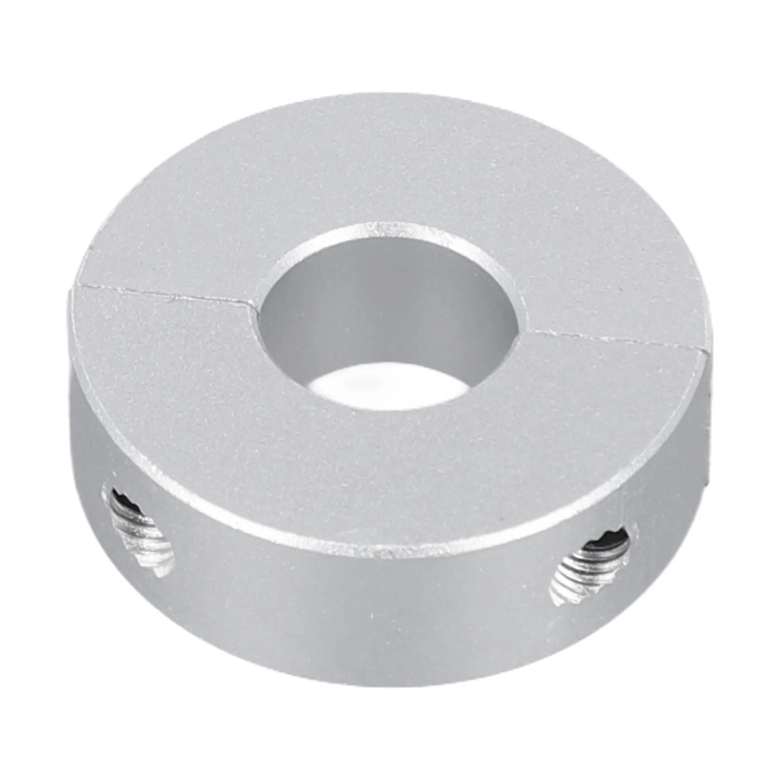 Aluminum Split Shaft Collar for 12-38mm Shafts with Two-Piece Clamping Mechanism Suitable for Industrial and DIY Projects