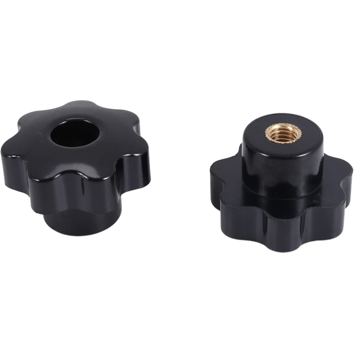 

A06K Machinery Latche Knurled Clamping Nuts Knob Grip M8 Female Thread 6pcs
