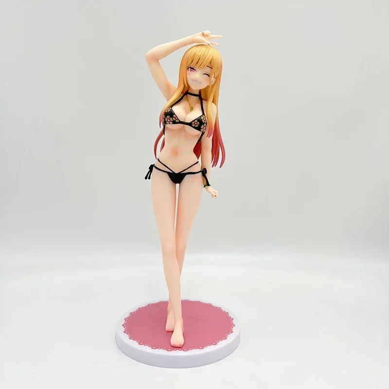 23cm My Dress-Up Darling Marin Kitagawa Sexy Anime Figure Marin Kitagawa Bikini Action Figure Adult Collectible Model Doll Toys