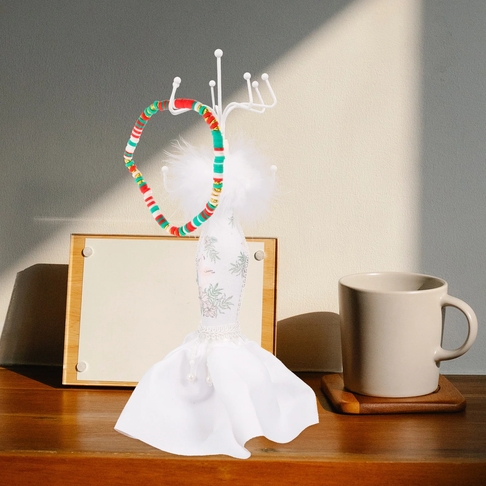 

Pearl Jewelry Necklace Holder Earring Display for Selling Resin Craft Jewelry Display For Selling Home Accessories ganizer